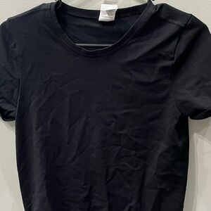 Athleta Black Short Sleeve Top